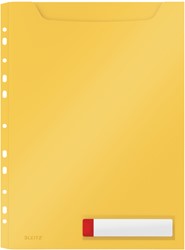 U-map Leitz Cosy harmonica A4 perforatie PP geel 1 Stuk