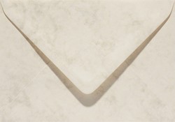 Envelop Papicolor EA5 156x220mm marmer ivoor 6 Stuk