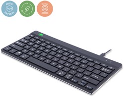 Toetsenbord R-Go Ergonomisch Compact Break QWERTY 1 Stuk