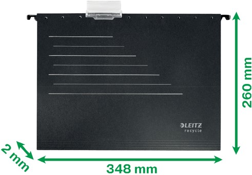 Hangmap Leitz Alpha recycle A4 verticaal v-bodem 1 Stuk-3