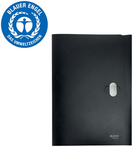 Projectmap Leitz Recycle A4 5-vaks PP zwart 1 Stuk-4