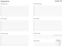 Schoolagenda 2025-2026 Ryam Studie Uni 7d/2p rood 1 Stuk-2