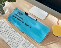 GLAS DESKTOP PAD LEITZ COSY BLAUW 1 Stuk-3