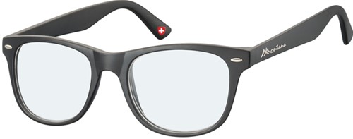 Leesbril Montana +2.00dpt blue light filter zwart 1 Stuk