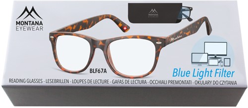 Leesbril Montana +2.00dtp blue light filter turtle 1 Stuk-2