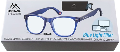 Leesbril Montana +2.00dtp blue light filter blauw 1 Stuk-2