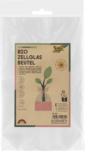 Cellofaanzak Folia 145x235mm 10 stuks transparant 10 Stuk