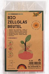 Cellofaanzak Folia 95x160mm 10 stuks transparant 10 Stuk