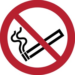 Pictogram bordje Djois Rookverbod Ø200mm rd 1 Stuk