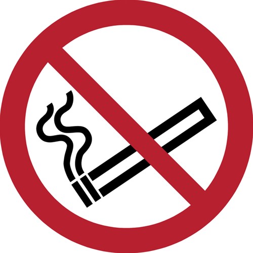 Pictogram bordje Djois Rookverbod Ø200mm rd 1 Stuk