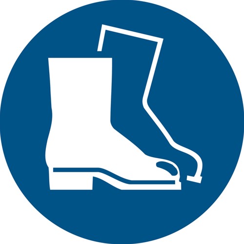 Pictogram Djois Veiligheidsschoenen verplicht bl 1 Stuk