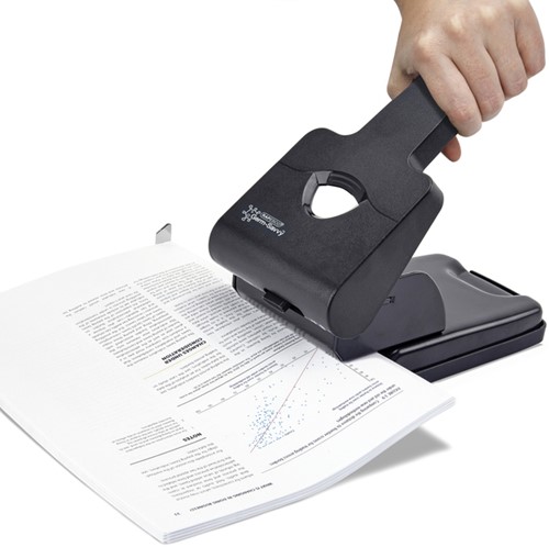 Perforator Rapesco Germ-Savvy HD865-P 2gaats zwart 1 Stuk-2