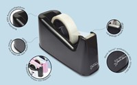 Plakbandhouder Rapesco Germ-Savvy 500 zwart 1 Stuk-2