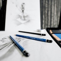 Potlood Staedtler mars lumograph HB 1 Stuk-3