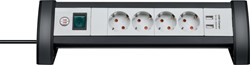 Stekkerdoos Brennenstuhl  Prem 4vdig 1.8m wt/gs 1 Stuk