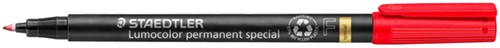 Viltstift Staedtler OHP Lumo F 319 perm special rd 10 Stuk