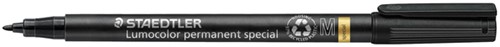 Viltstift Staedtler OHP Lumo M 319 perm special zw 10 Stuk