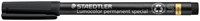 Viltstift Staedtler OHP Lumo S 319 perm special zw 10 Stuk-2