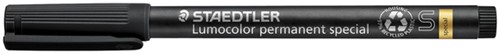 Viltstift Staedtler OHP Lumo S 319 perm special zw 10 Stuk-2