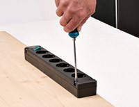 Stekkerdoos Brennenstuhl Bremounta 6vdig 3m zwart 1 Stuk-2