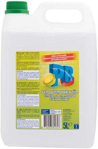Schoonmaakazijn PB 5liter 1 Stuk