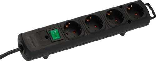 Stekkerdoos Brennenstuhl Comfort Plus 4vdig 2m zw 1 Stuk-2