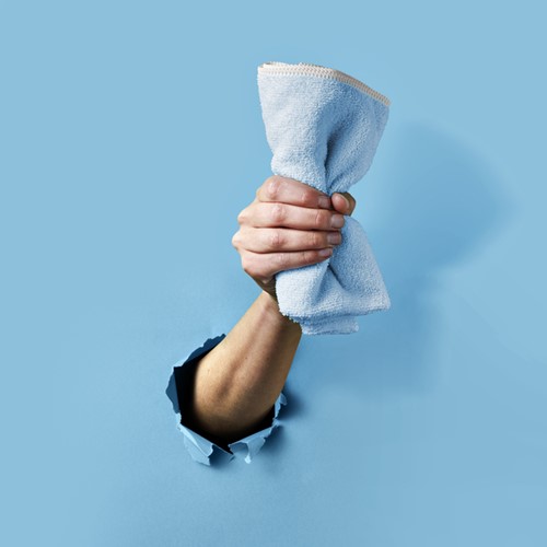 Microvezeldoek Re-belle 40x40cm blauw 5 Stuk-3