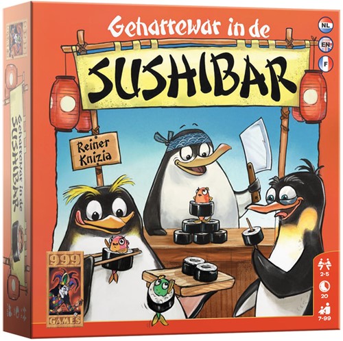 Dobbelspel Geharrewar in de Sushibar 1 Stuk