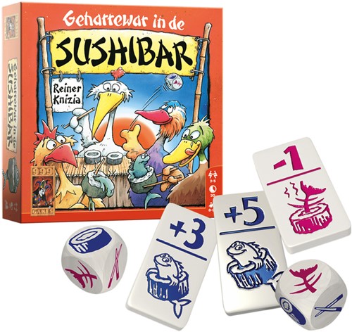 Dobbelspel Geharrewar in de Sushibar 1 Stuk-2