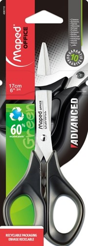 Schaar Maped Office Advanced 17cm zwart 1 Stuk