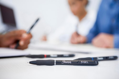 Gelschrijver Sharpie S-gel M 3st zwart 3 Stuk-2