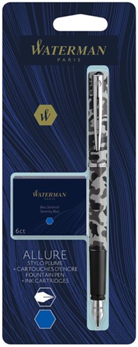 Vulpen Waterman Allure F camouflage en inktpatr bl 2 Stuk
