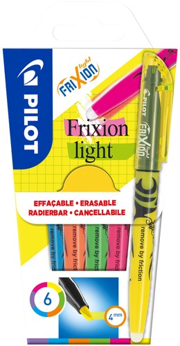 Markeerstift PILOT friXion light assorti 6 Stuk