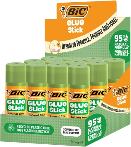 Lijmstift Bic ecolutions 36gr 12 Stuk