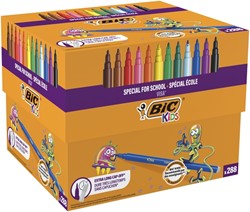 Kleurstift BicKids visa schoolbox F assorti 288 Stuk