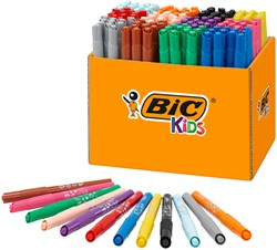 Kleurstift BicKids visacolor Ecolutions schoolbox 144 Stuk