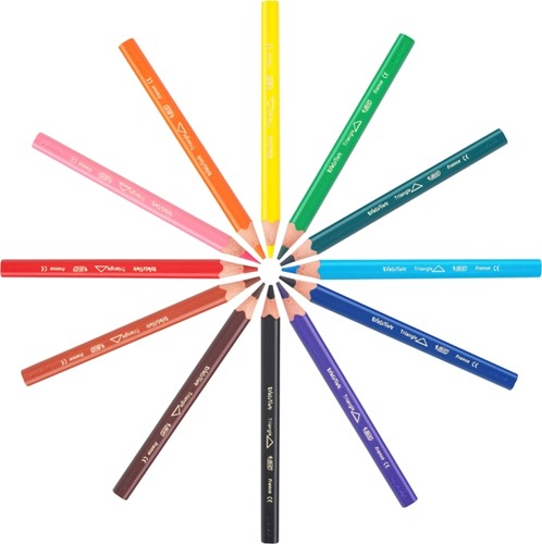Kleurpotlood BicKids ecolutions schoolbox 144st 144 Stuk-2