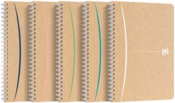 Spiraalblok Oxford Touareg A5 lijn 160pagl assorti 1 Stuk