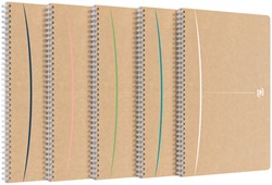 Spiraalblok Oxford Touareg A4 lijn 180pag ass 1 Stuk