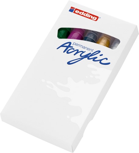 Acrylmarker edding e-5100 M metallic assorti 5st 5 Stuk-2