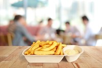 Snackbakje IEZZY A7 suikerriet pfas-vrij 50 stuks 50 Stuk-2
