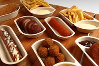 Snackbakje IEZZY A7L suikerriet pfas-vrij 50 stuks 50 Stuk-2