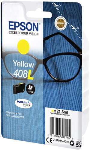 Inktcartridge Epson T09K440 408L geel 1 Stuk