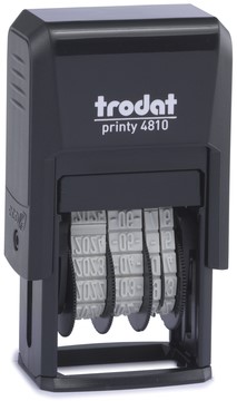 Datumstempel Trodat Printy 4810 cijfers zwart 1 Stuk