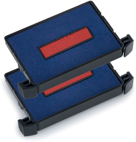 Stempelkussen Trodat Printy 64750 blauw en rood 2 Stuk