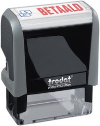 Tekststempel Trodat Printy 4912 Office betaald 1 Stuk