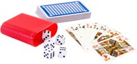 Spel speelkaarten en dobbelen Clown 1 Doos-2