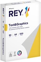 Kopieerpapier Rey Text Graphics A4 80gr wit 500 Vel-2