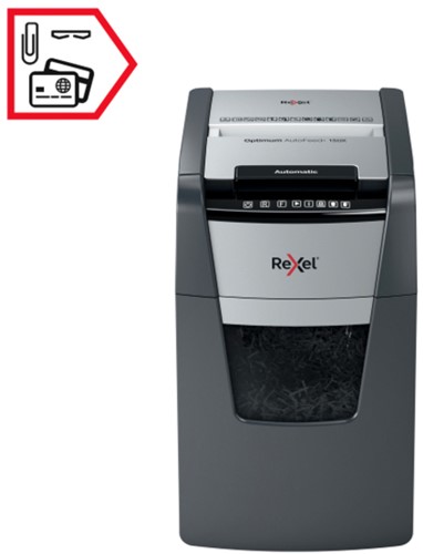 Papiervernietiger Rexel Optimum Auto 150X 4x28mm 1 Stuk-3