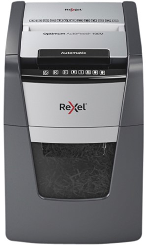Papiervernietiger Rexel Optimum Auto 100M 2x15mm 1 Stuk